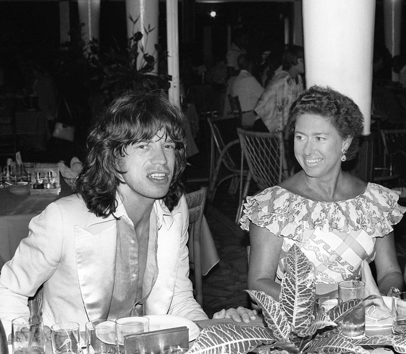 Mick Jagger and Princess Margaret