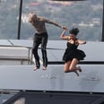 Kourtney Kardashian and Travis Barker Jump Off a Yacht Together After Italian Wedding