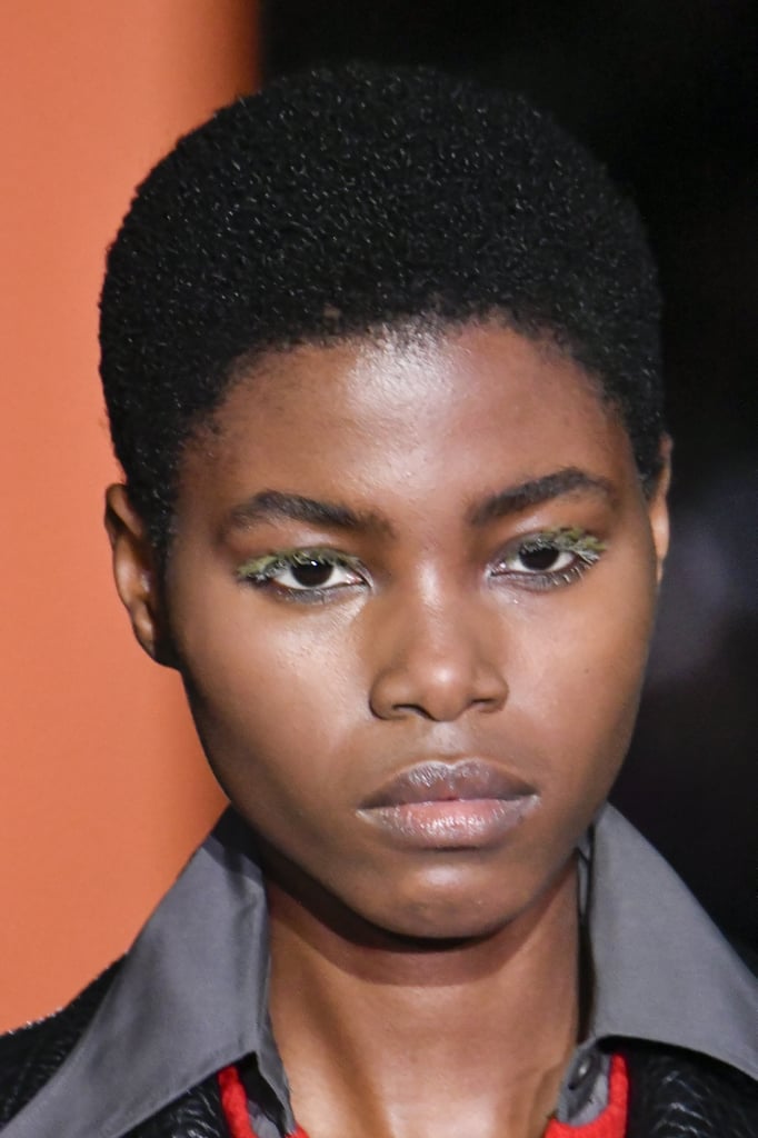 Colourful Fake Eyelashes in the Prada Fall 2023 Runway Show