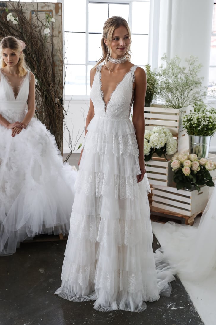 Marchesa Notte Fall 2018 | Wedding Dress Trends 2018 | POPSUGAR Fashion ...