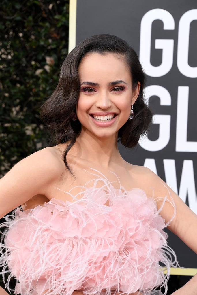 Sofia Carson Giambattista Valli Gown at Golden Globes 2020