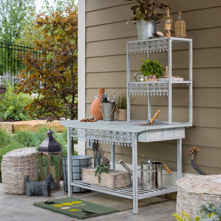 Belham Living Garden Grove Metal Potting Bench Best Outdoor
