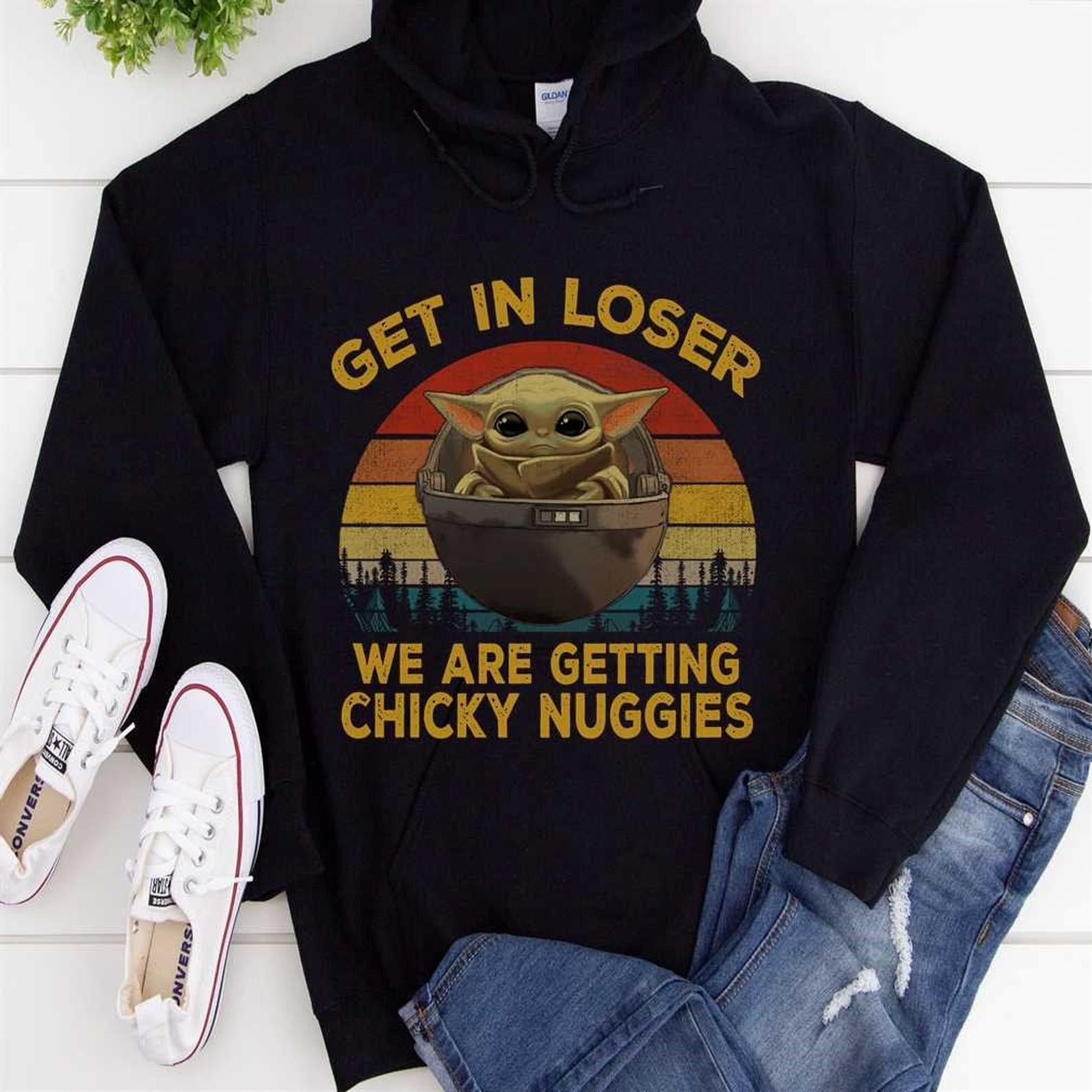 Where to Buy Baby Yoda Chicky Nuggies Sweatshirt POPSUGAR Smart