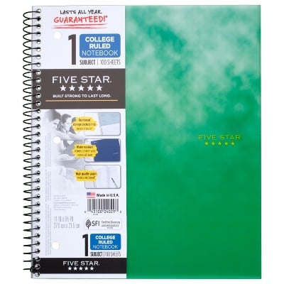 Clouded Spiral Notebook