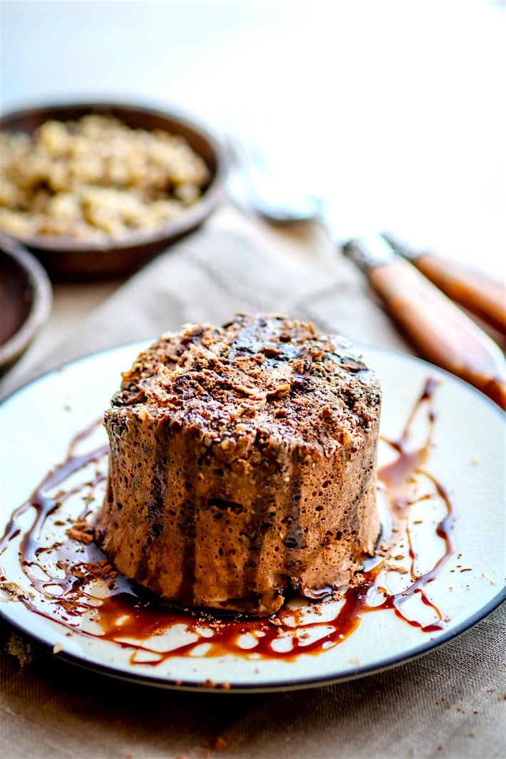 Chocolate Banana Quinoa Mug Cake