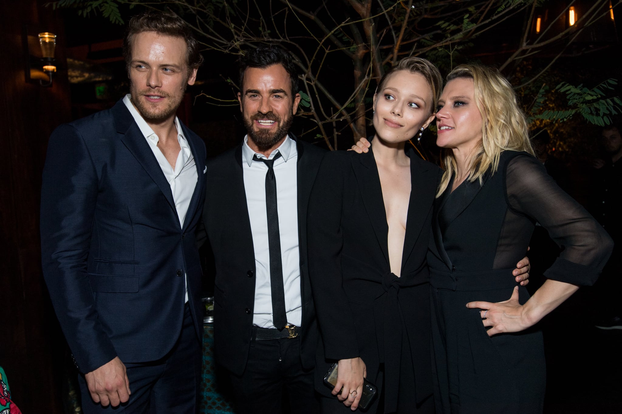 Sam Heughan The Spy Who Dumped Me Premiere Photos Popsugar Celebrity