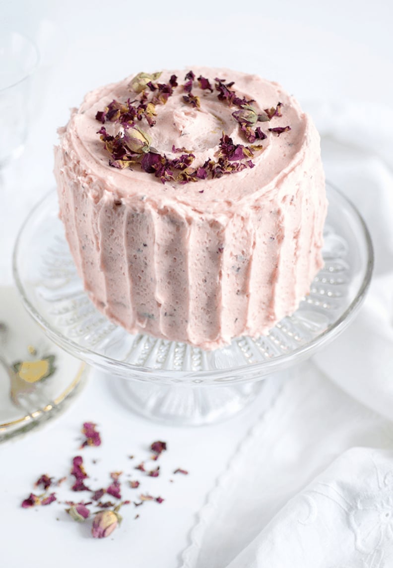 Romantic Rose and Lemon Cake