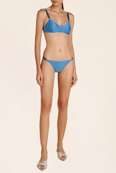 Adriana Degreas Solid Chain Detail Bikini