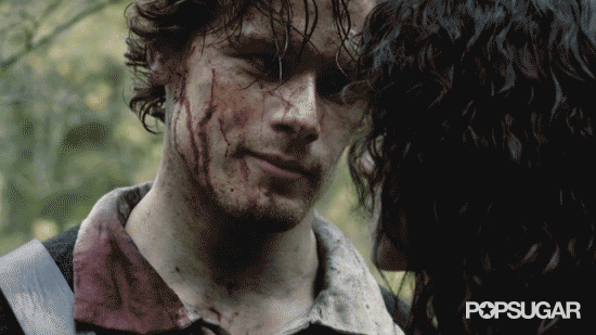 When Jamie shows Claire who's boss