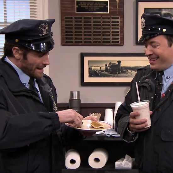Jake Gyllenhaal and Jimmy Fallon Spitting Cops Video 2016