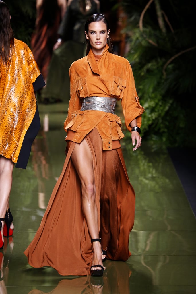 Alessandra Ambrosio at Paris Fashion Week Spring 2017
