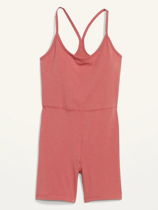 Old Navy PowerChill Racerback 7/8-Length Performance Bodysuit, 6-Inch Inseam