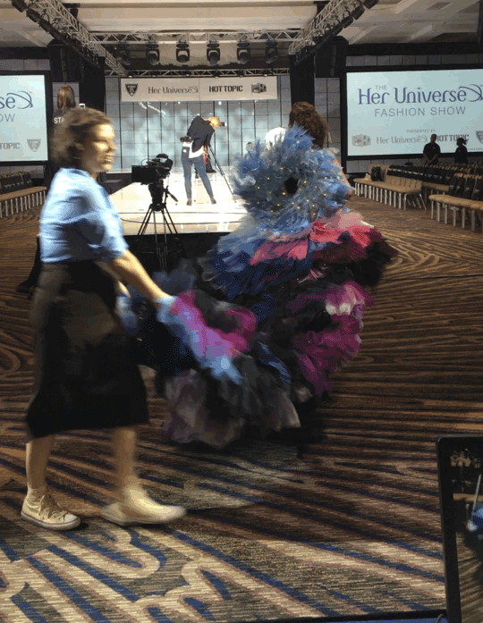 Backstage at Her Universe Fashion Show 2016