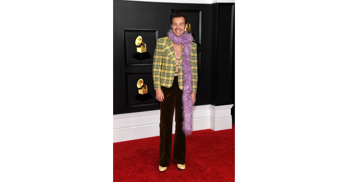 harry styles 2021 grammy outfit