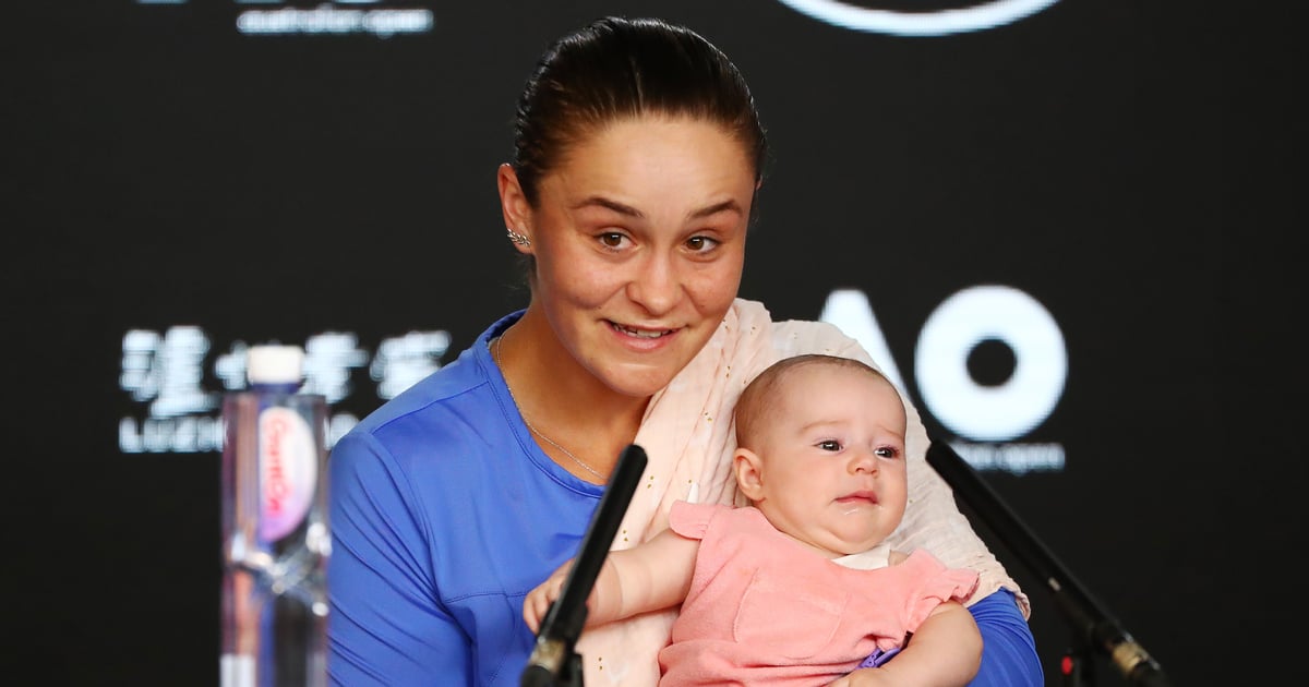 Photos Of Ashleigh Barty With Baby Niece At Australian Open Popsugar Family