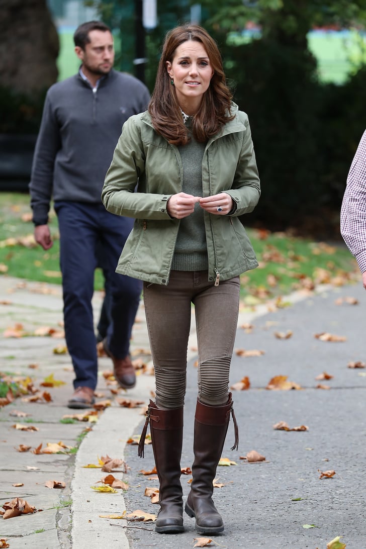 Kate Middleton Brown Boots October 2018 | POPSUGAR Fashion Photo 14