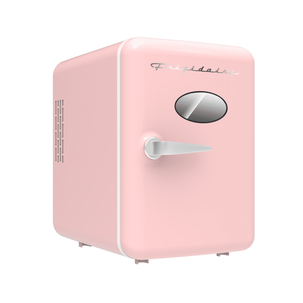 Pink Frigidaire Retro 6-Can Mini Fridge