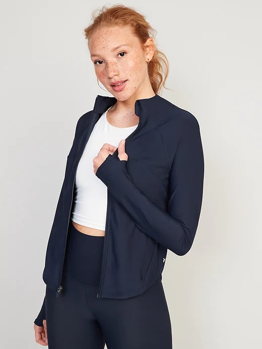 Old Navy PowerSoft Cropped Full-Zip Performance Jacket
