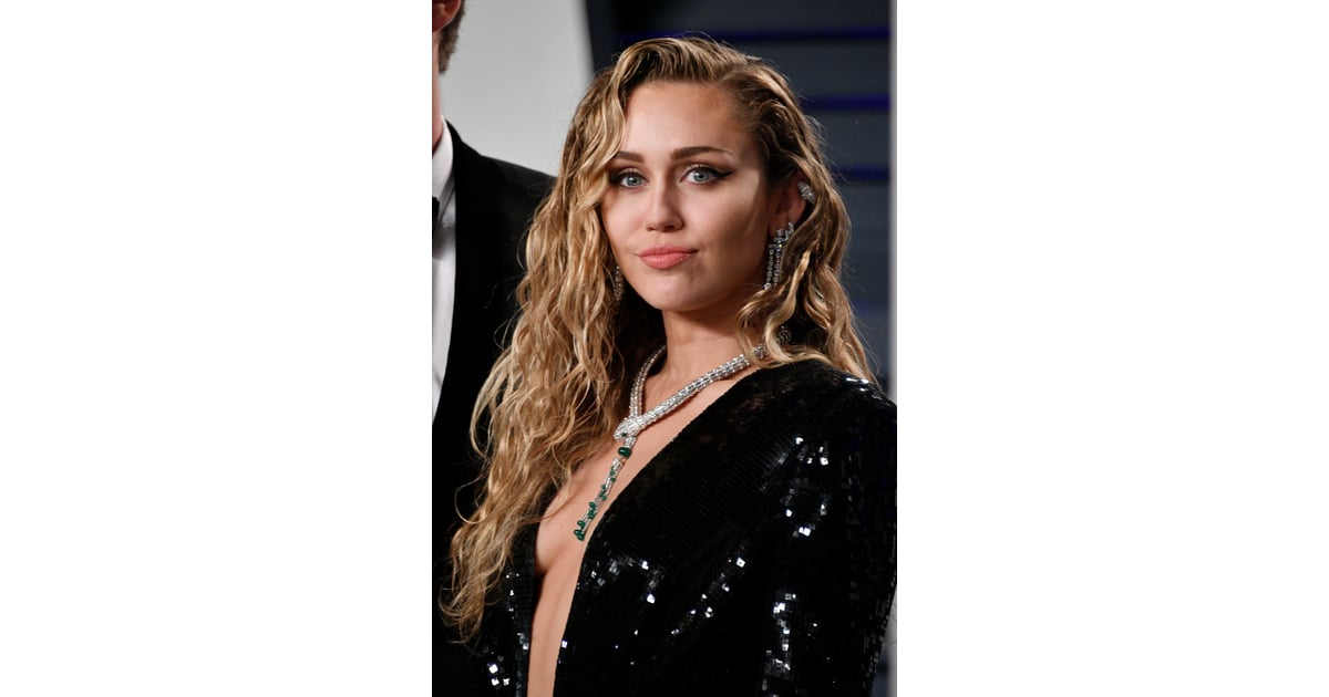 Miley Cyrus Vanity Fair Oscar Party Dress 2019 Popsugar Fashion Uk Photo 12 7620
