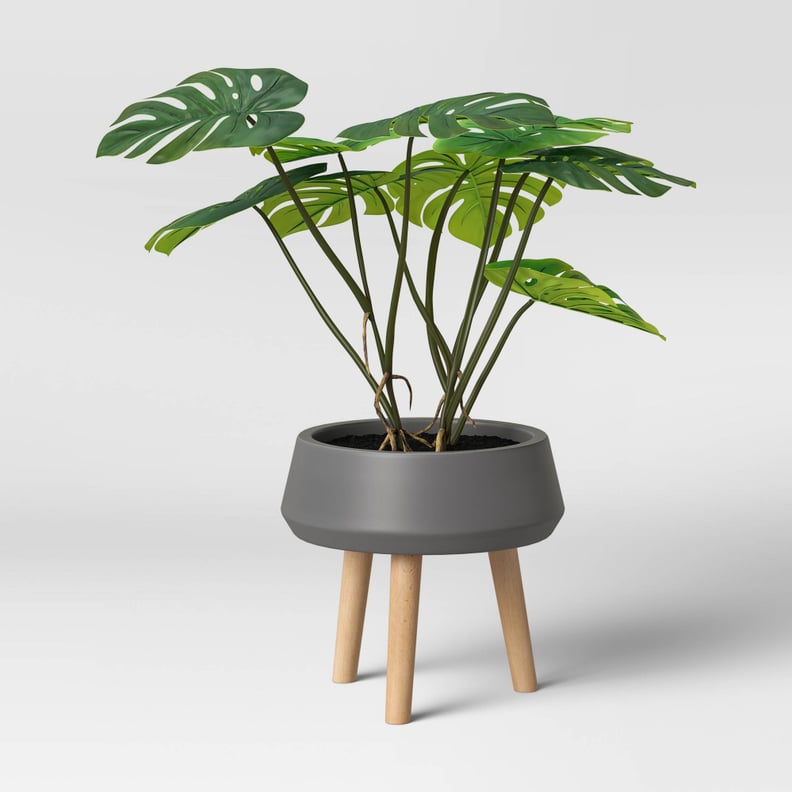 Something Modern: Opalhouse Faux Monstera Floor Plant With Stand