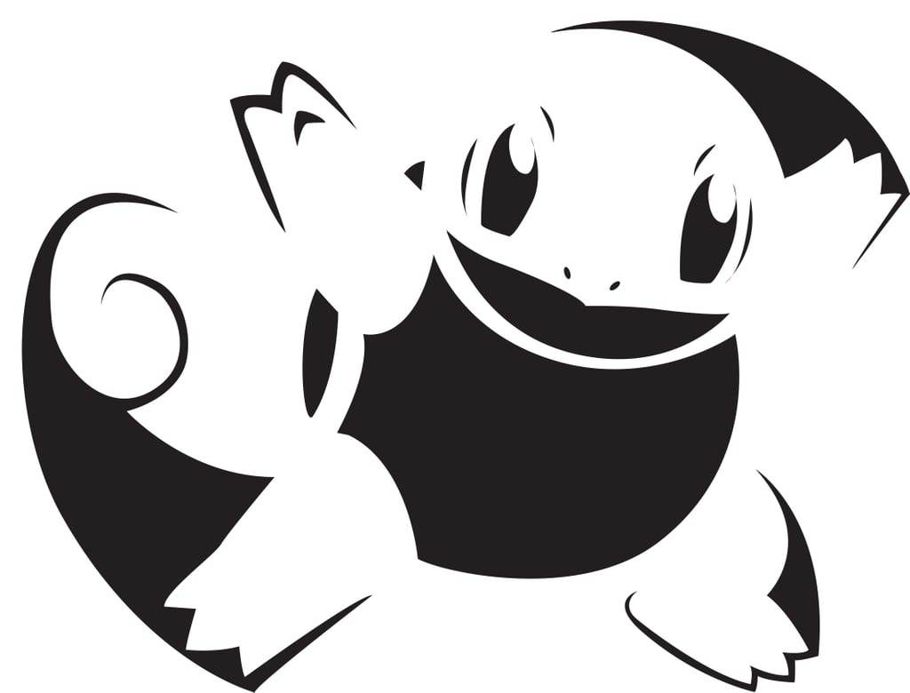 Pokémon Pumpkin Stencils: Squirtle