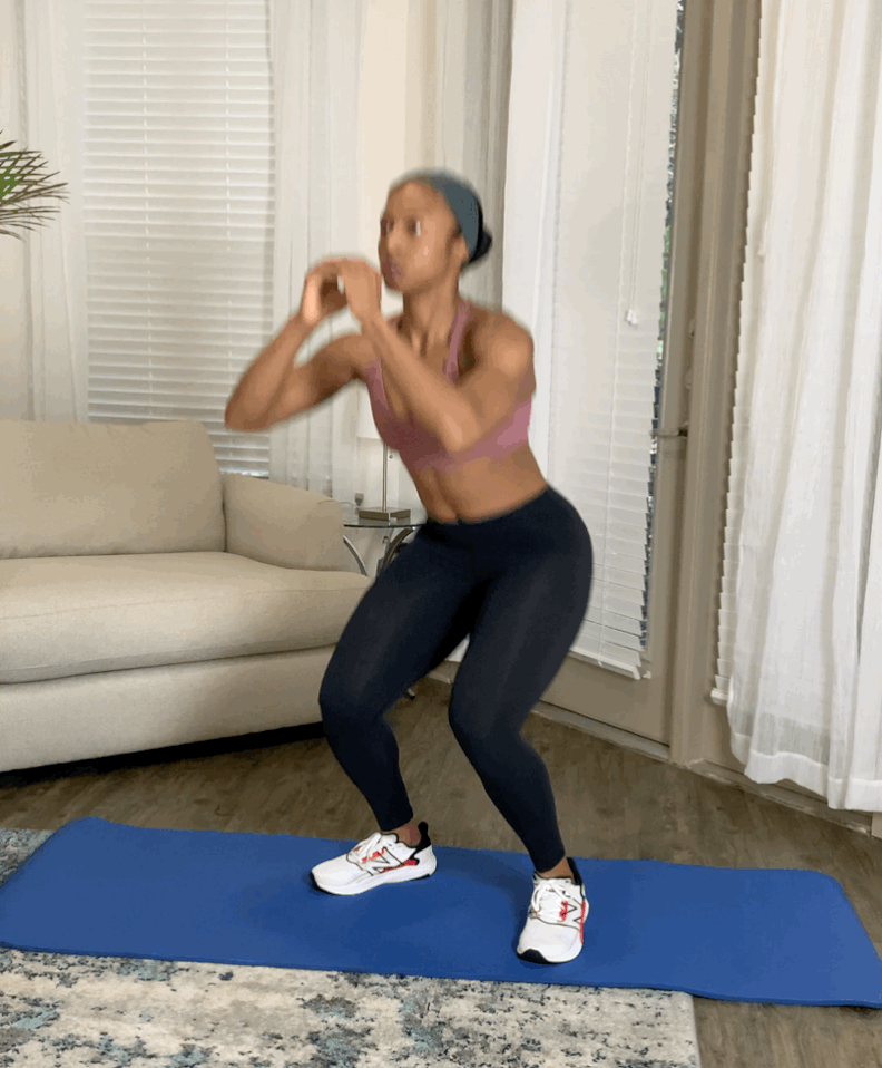 Circuit 1, Exercise 3: Squat Kick