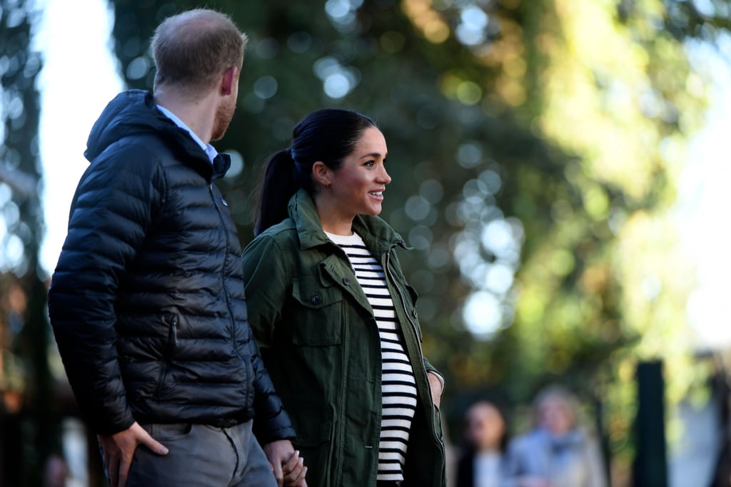 Meghan and Harry With Horses on Morocco Tour February 2019