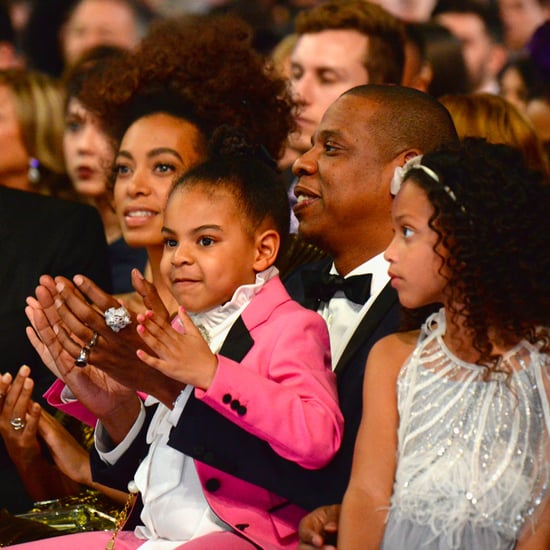 Jay Z and Blue Ivy Reacting to Beyonce's Grammys Performance
