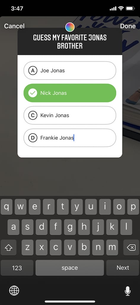 How To Use The Instagram Stories Quiz Sticker Popsugar Tech