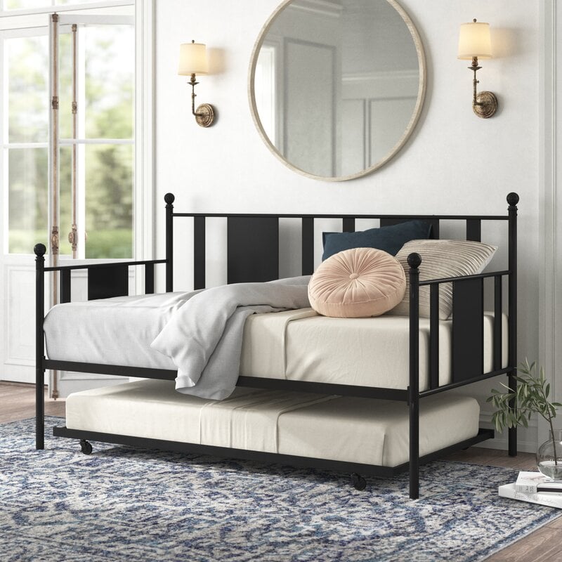 Wayfair x Kelly Clarkson Bartles Metal Daybed with Trundle