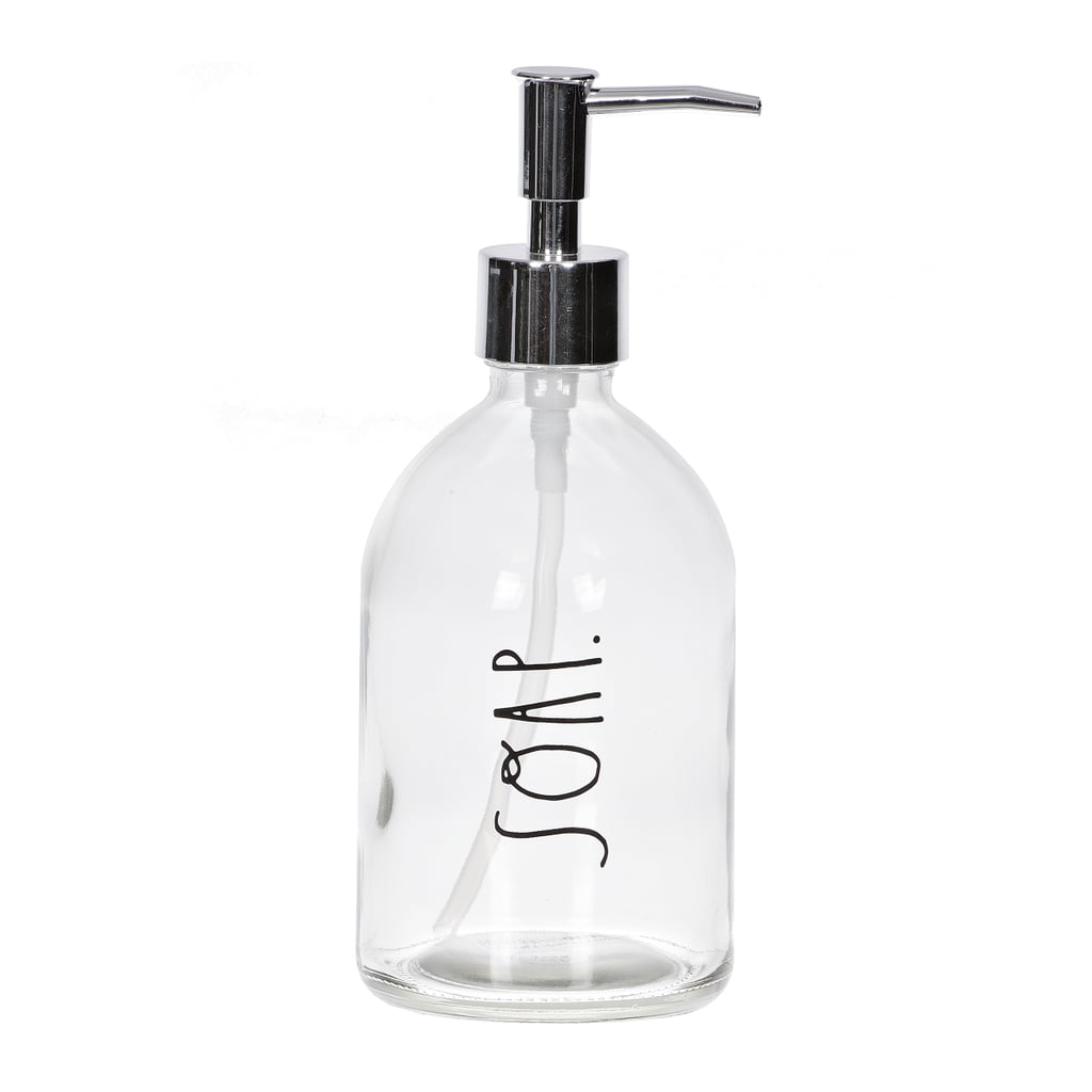 Rae Dunn Glass Soap Pump