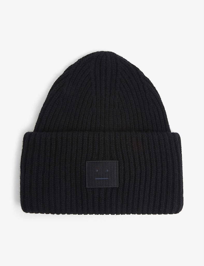 A Customer Favourite: Acne Studios Pansy Logo-Patch Wool Beanie