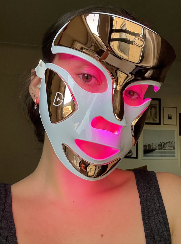 Dr. Dennis Gross Skincare DRx SpectraLite FaceWare Pro 3-Minute LED Device ($364, originally $455)
The Dr. Dennis Gross Skincare DRx SpectraLite FaceWare Pro is pricey, yes, but the benefits are so worth it. It contours to your face perfectly, it's comfortable to wear for extended periods of time, and it's FDA-cleared. It offers red light, blue light, and both colors together. Plus, our editors love it — read the full Dr. Dennis Gross Skincare DRx SpectraLite FaceWare Pro review for more details.
Editor Quote: "There are a number of things that I love about the Dr. Dennis Gross Skincare DRx SpectraLight FaceWave Pro. First is the fit. I can put this one on and go about my day, from watching TV to folding laundry. I also love how easy it is to use. There aren't any overcomplicated settings — you simply press a button and it begins to work its magic. Though LED light therapy takes a little while to see the benefits — Dr. Dennis Gross Skincare recommends you use it for 10 weeks to see results — I feel the blue-light treatment immediately reduces any redness I'm experiencing." — Jessica Harrington, beauty section lead