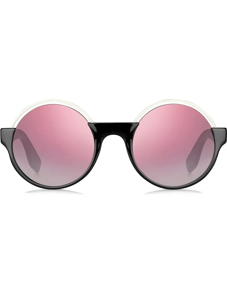 Marc Jacobs Contrast Round Sunglasses