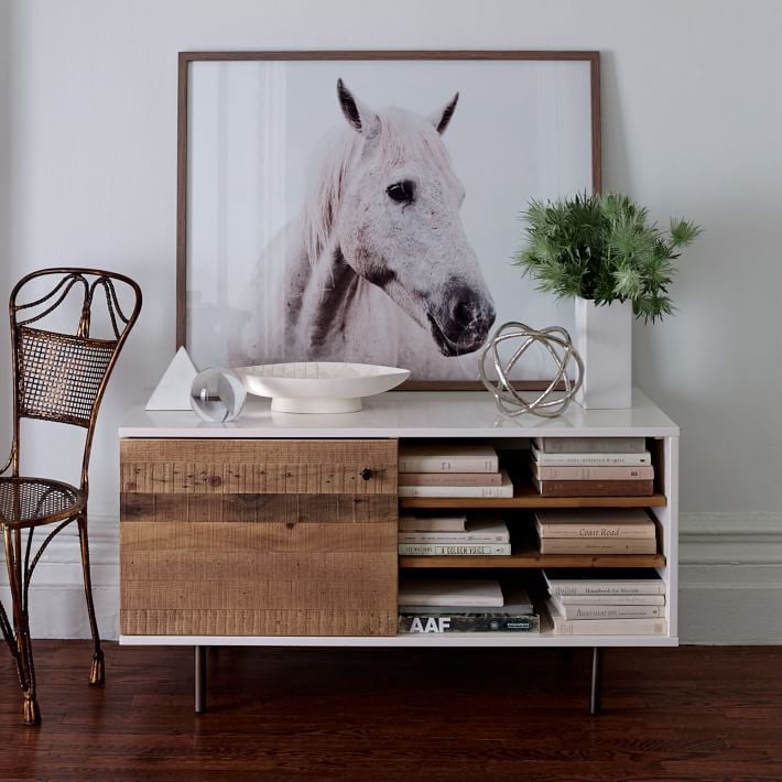 West Elm Reclaimed Wood & Lacquer Media Console