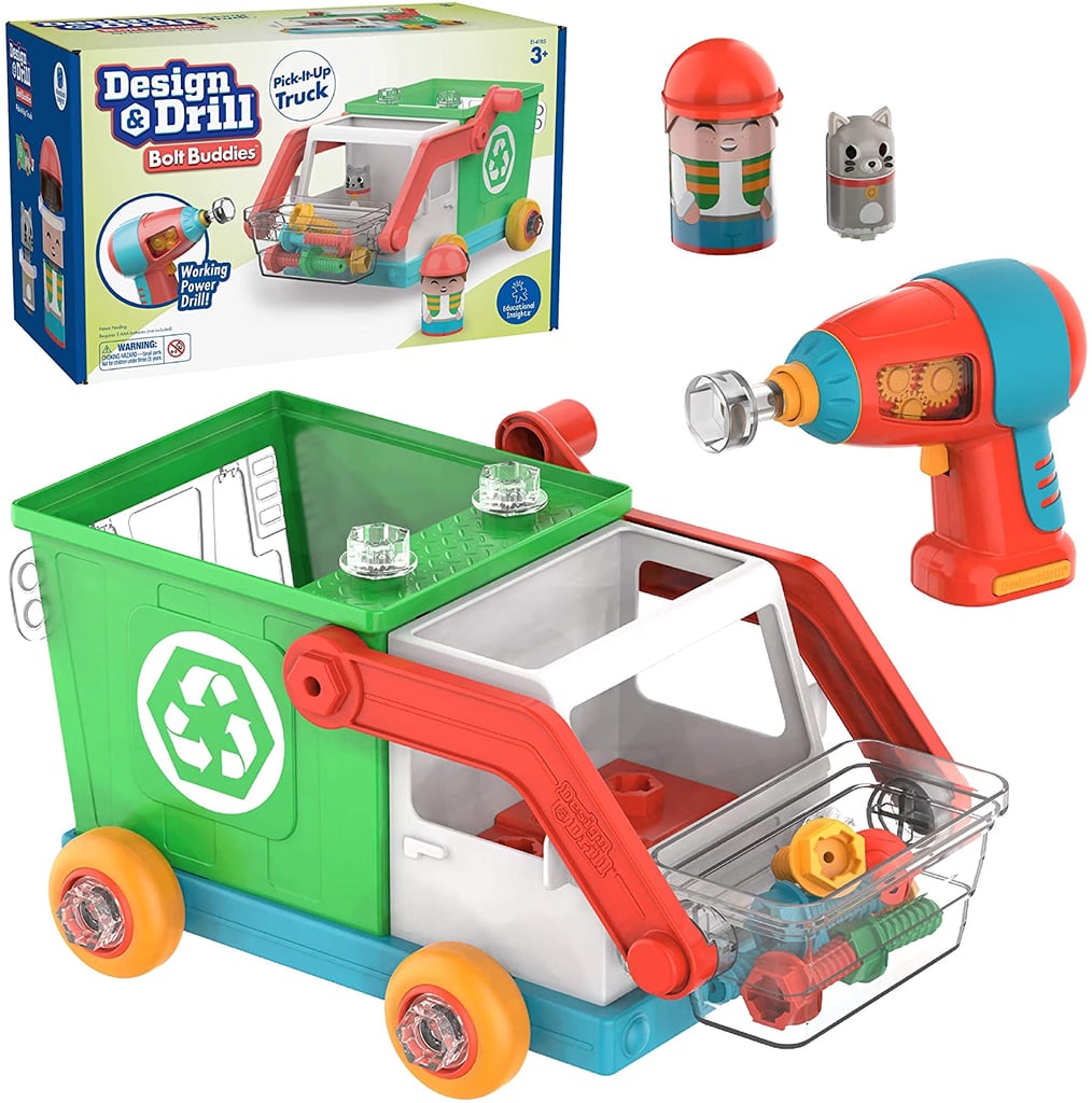 Educational Insights Design & Drill Bolt Buddies Recycling Truck The