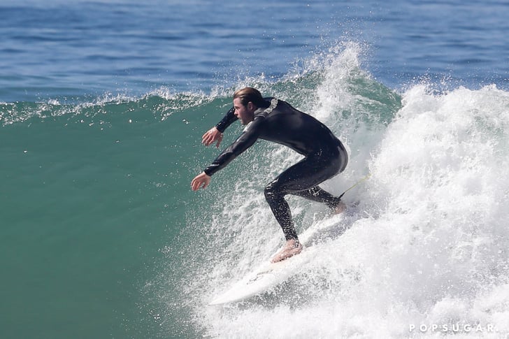 Chris Hemsworth Goes Surfing in LA | Pictures | POPSUGAR ...