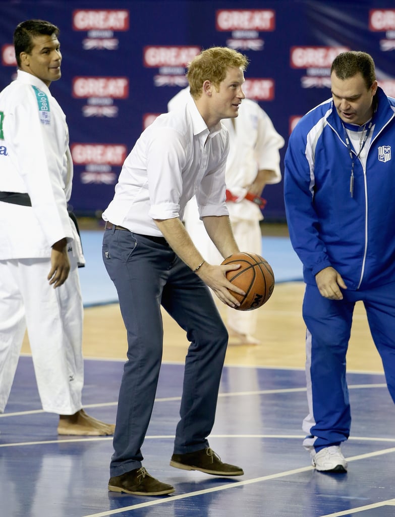 Prince Harry at the World Cup in Brazil