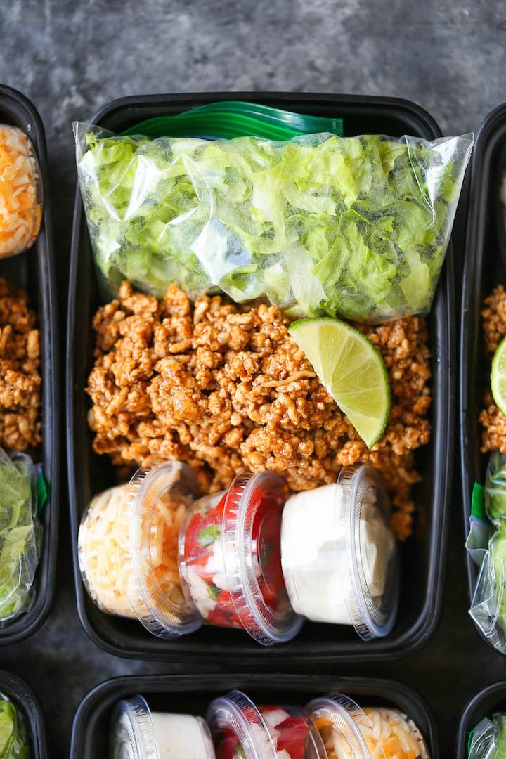 Turkey Taco Salad Meal Prep