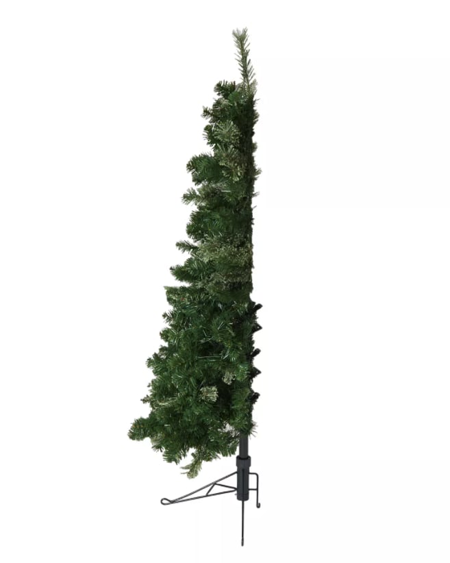 Home Heritage Cashmere 5 Foot Christmas Half Tree