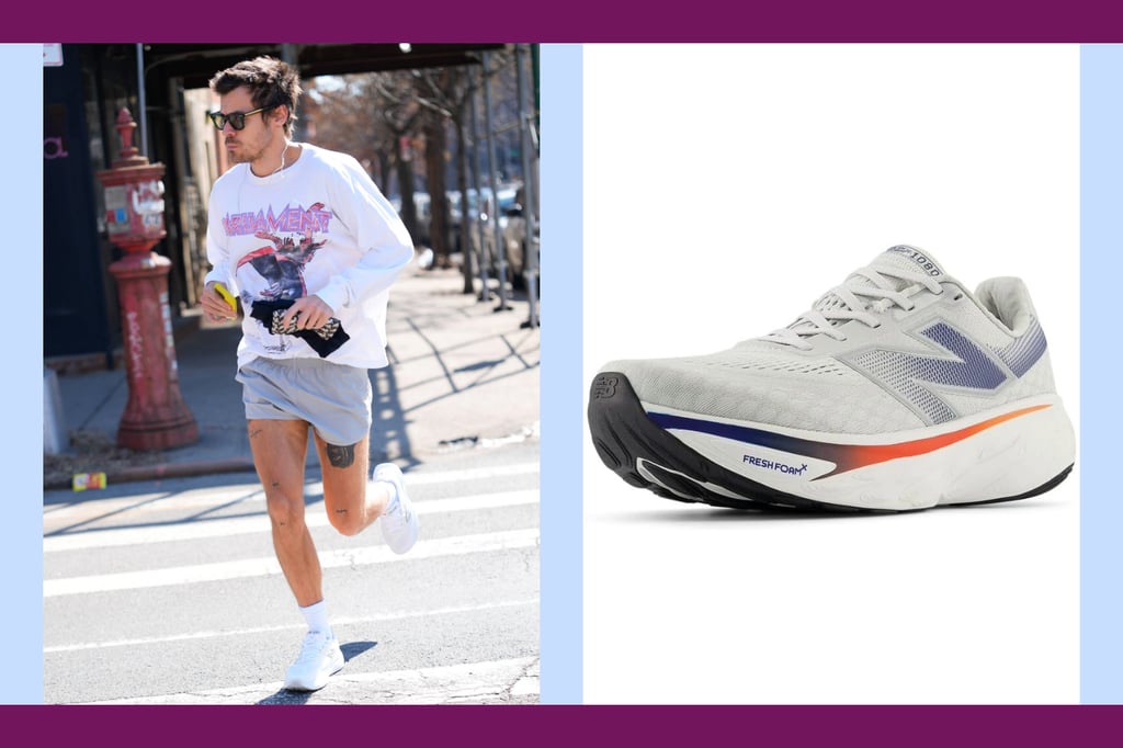 New Balance Women's Fresh Foam X 1080 V14 Shoes ($152, originally $165)
New Balance is a Popsugar staple, so we were ecstatic to catch the "Aperture" singer jogging in the New Balance Fresh Foam X 1080 shoe. Styles — who runs a sub-three-hour marathon — owns the most recent version of this model, the v15. It's a favorite for providing enhanced cushioning and energy return.