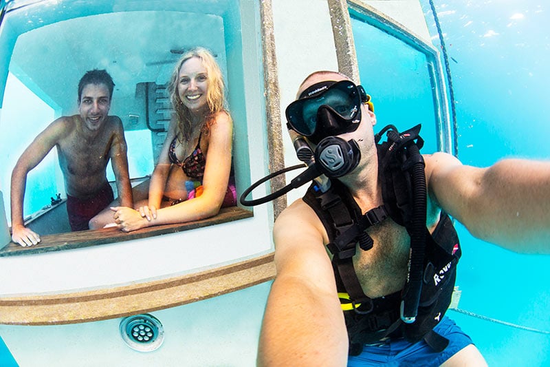 Underwater Hotel Room