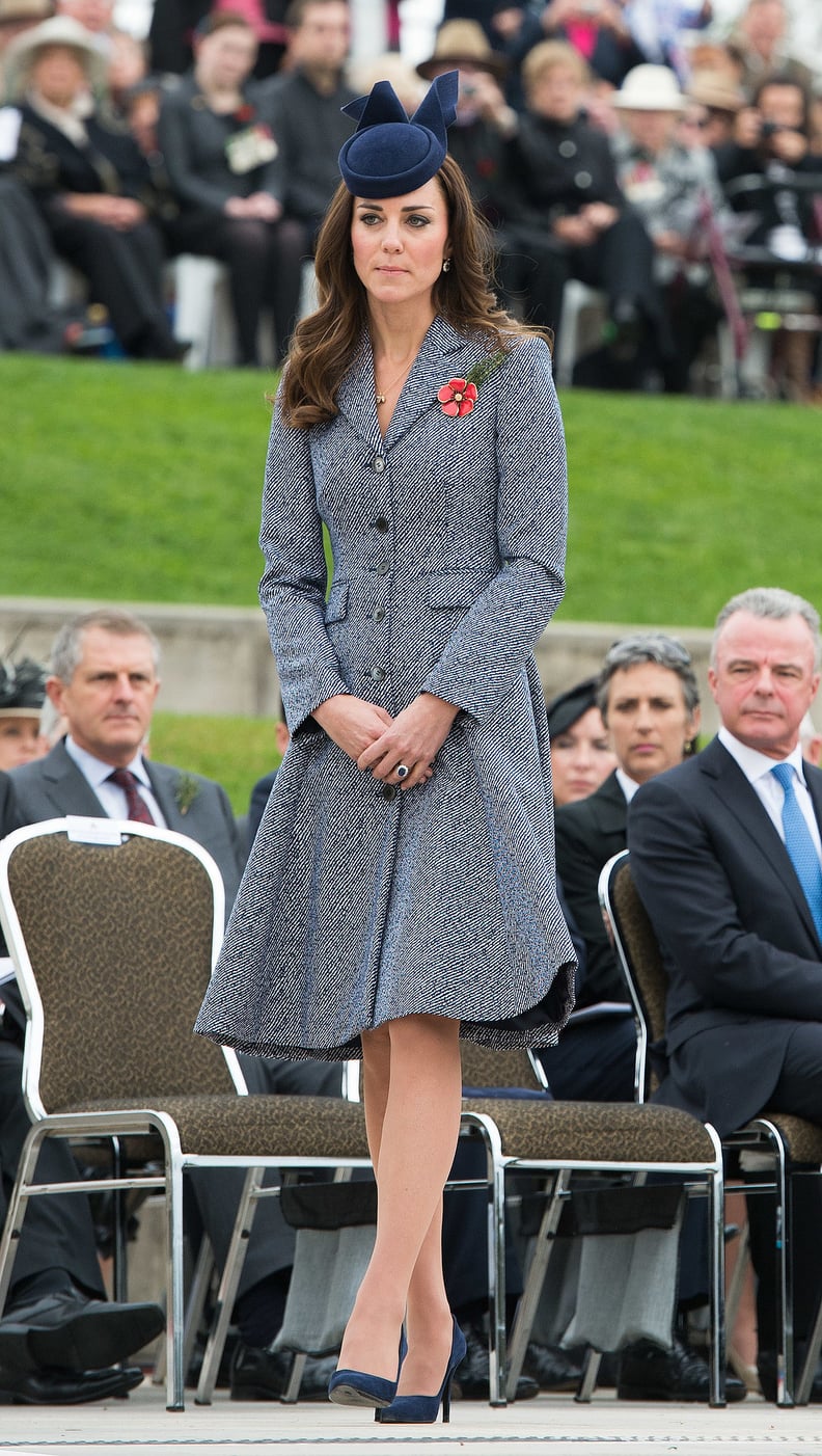 Kate Middleton at the Australian War Memorial in 2014