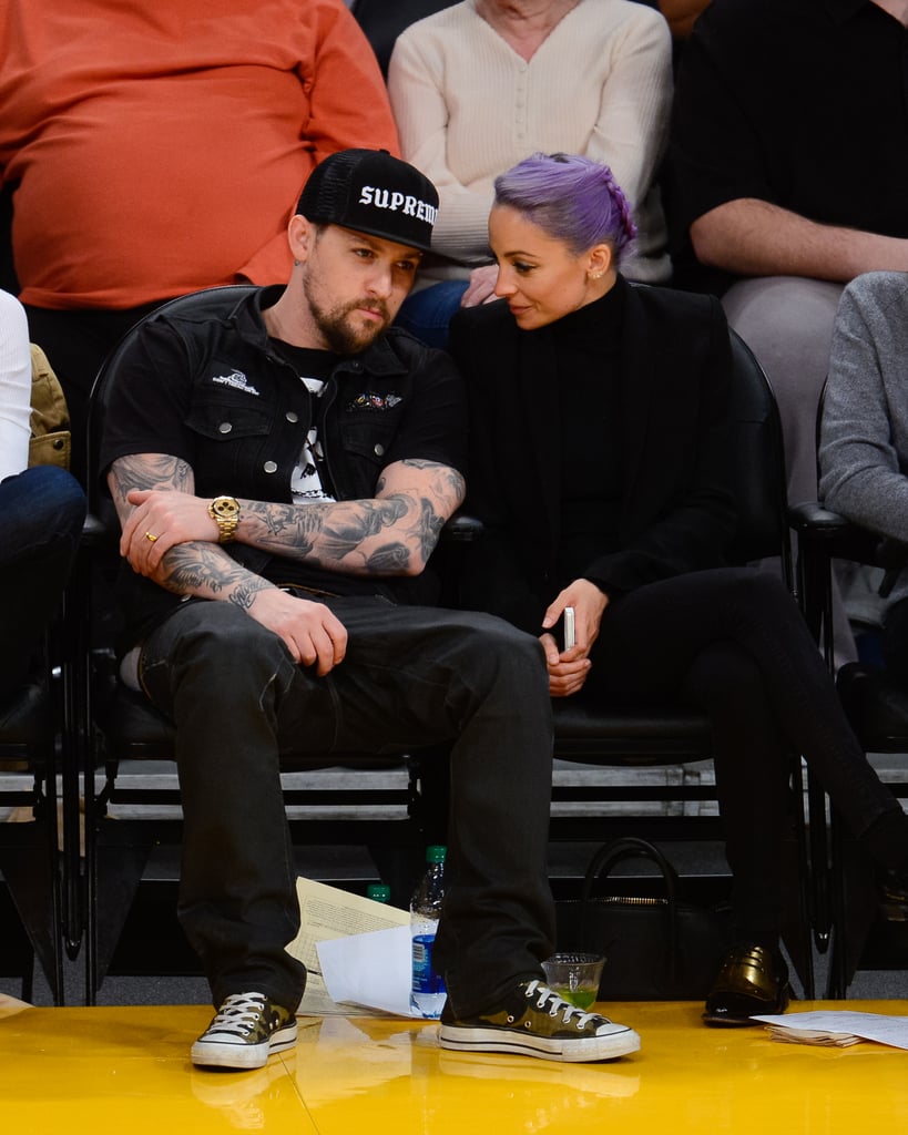 Nicole Richie and Joel Madden at LA Lakers Game | Pictures