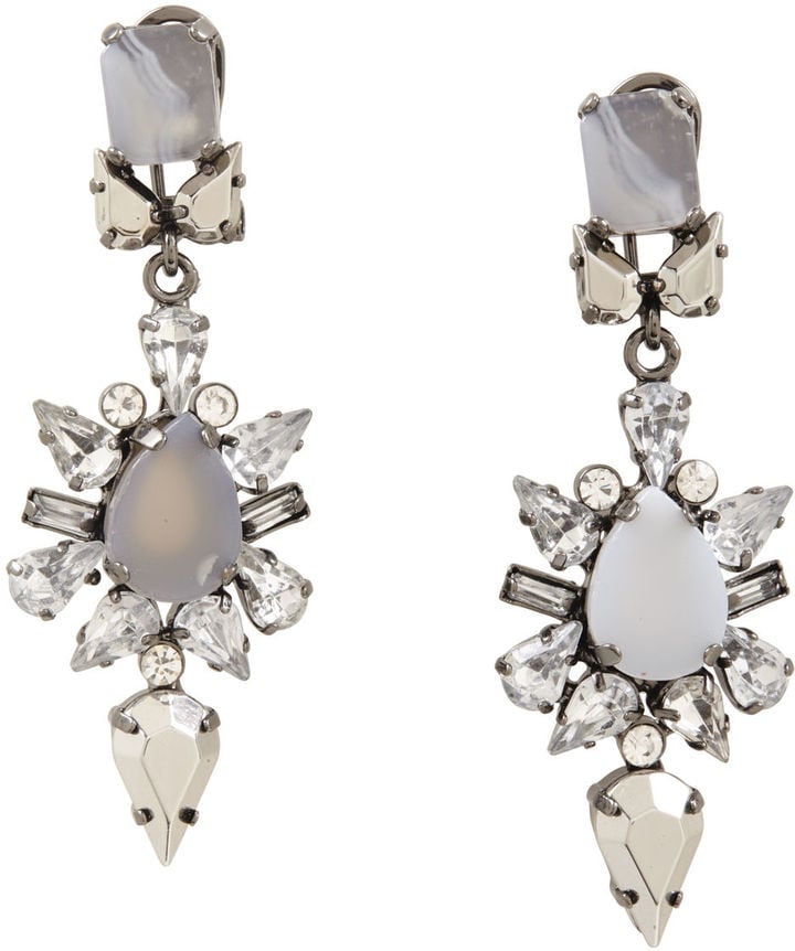 BCBG Max Azria Jeweled Spike Earrings