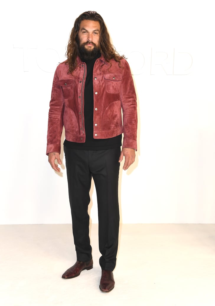 Jason Momoa at the Tom Ford Fall 2020 Show | See Every Celebrity at Tom ...