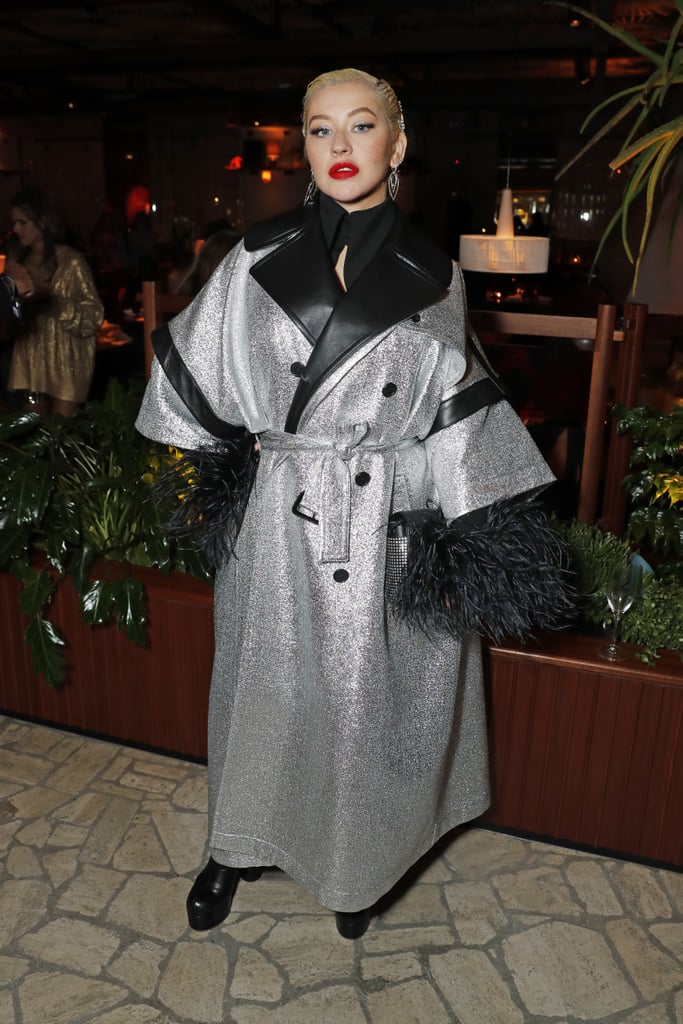 Christina Aguilera at the LOVE & YouTube Party During London Fashion Week