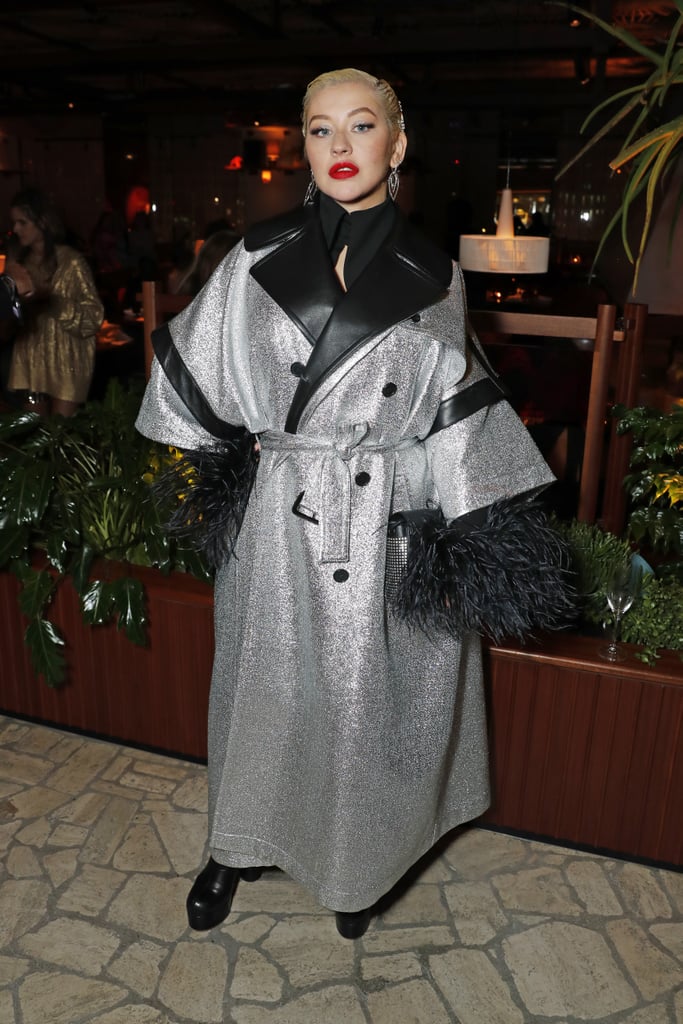 Christina Aguilera at the Love & YouTube Party During London Fashion Week