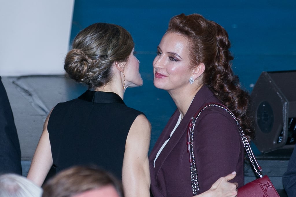 Queen Letizia's Long Earrings October 2016