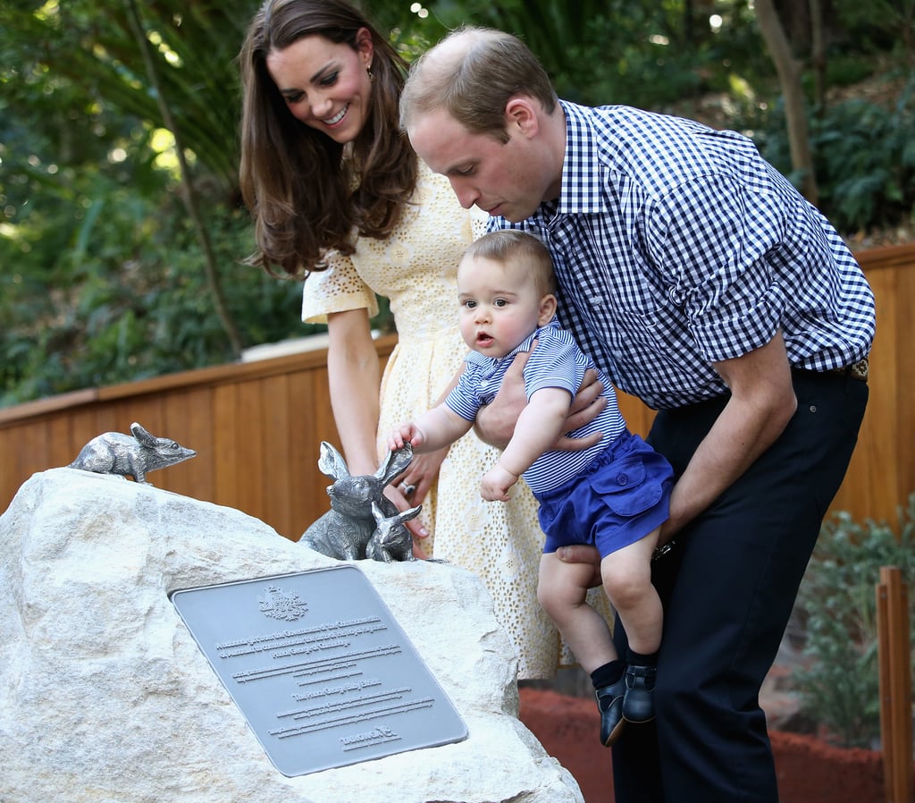 George's visit to the Taronga Zoo in Sydney, Australia, on April 20.